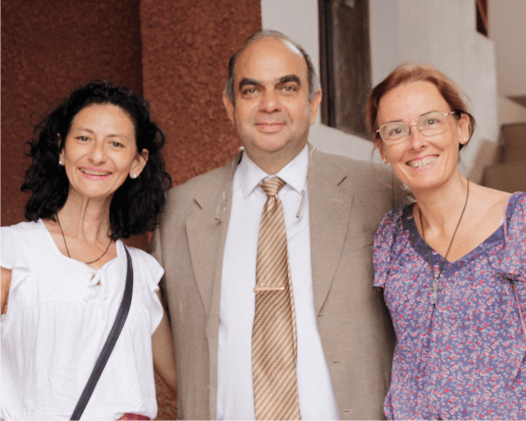 Cecilia Noriega, Daniel Medina y Amparo Antonalle