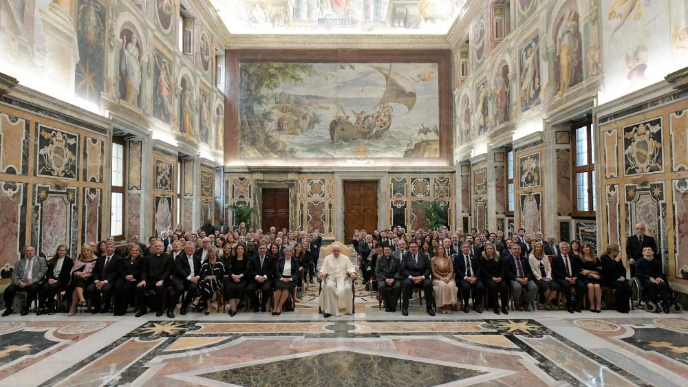 fasta en audiencia con el papa