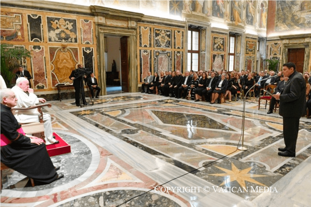 Audiencia con el Papa Francisco
