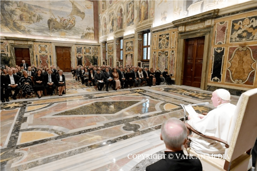 Audiencia con el Papa Francisco