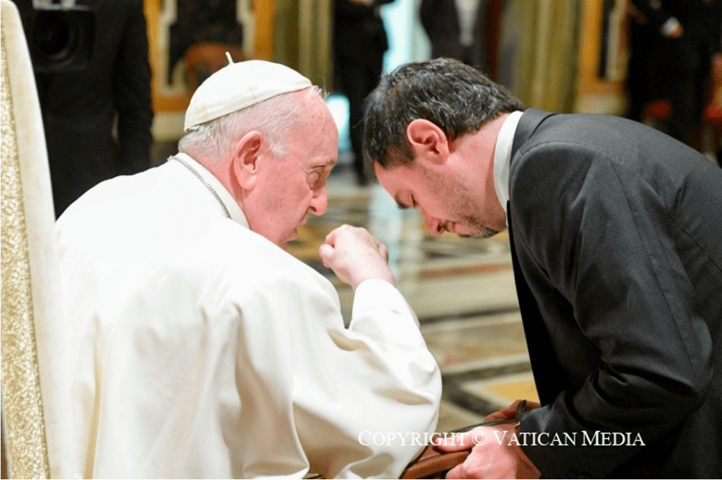 Audiencia con el Papa Francisco