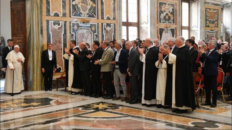 Audiencia privada con el Papa en el Congreso Internacional Tomista