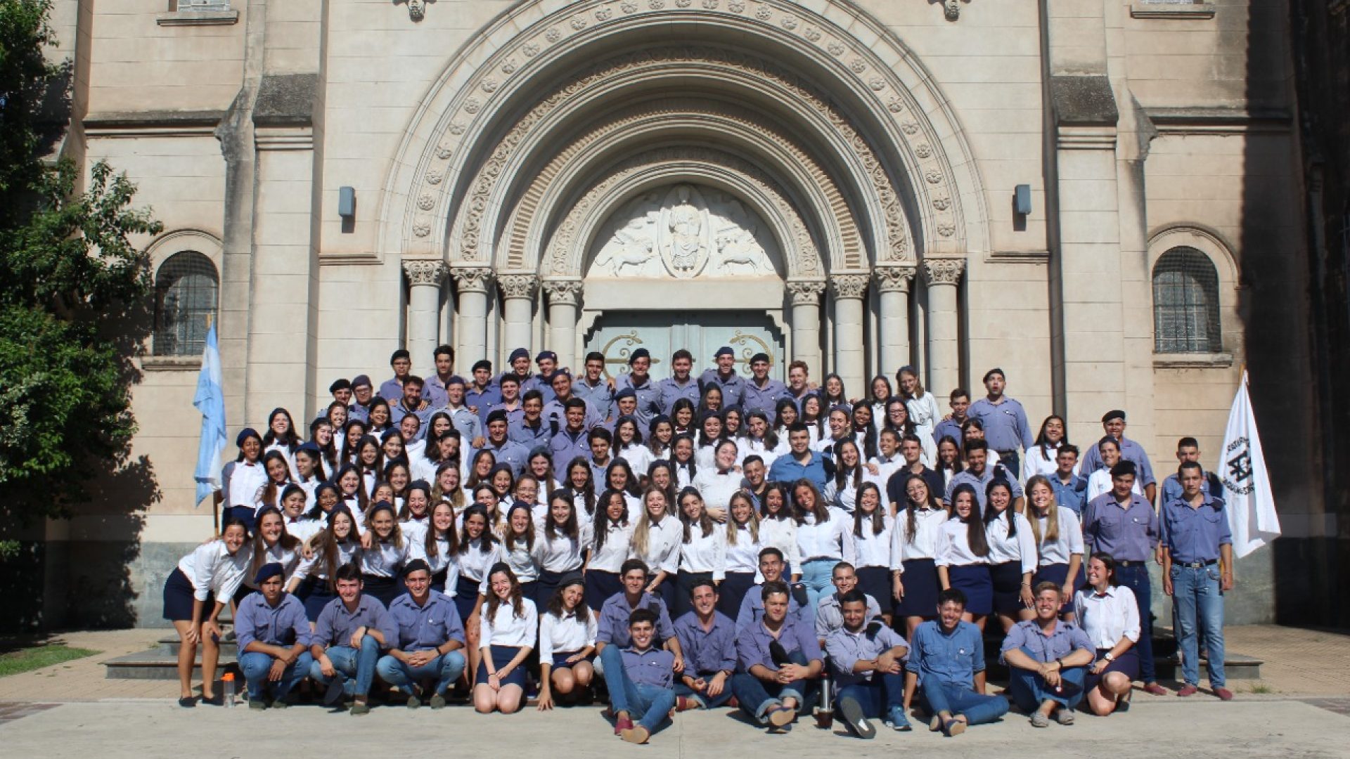 Jóvenes de Fasta Argentina en los campamentos